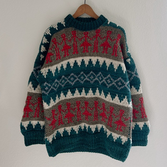 Thick knit %wool vintage sweater - Picture 1 of 4
